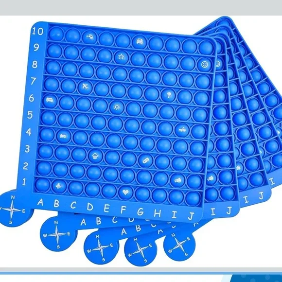 5-  ( reduced shipping ) Blue large Pop It Fidget Toy - Picture 2 of 2